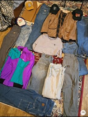 Vintage Carhartt, True Religion, Tommy, Carbon And More Bundle Clothing